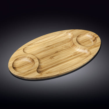 Bamboo 3 Section Platter